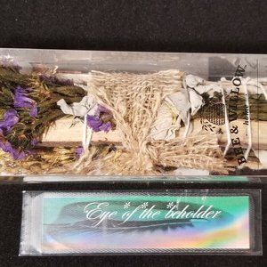 NEW Bee & Willow Home Smudge Stick in Purple/Green